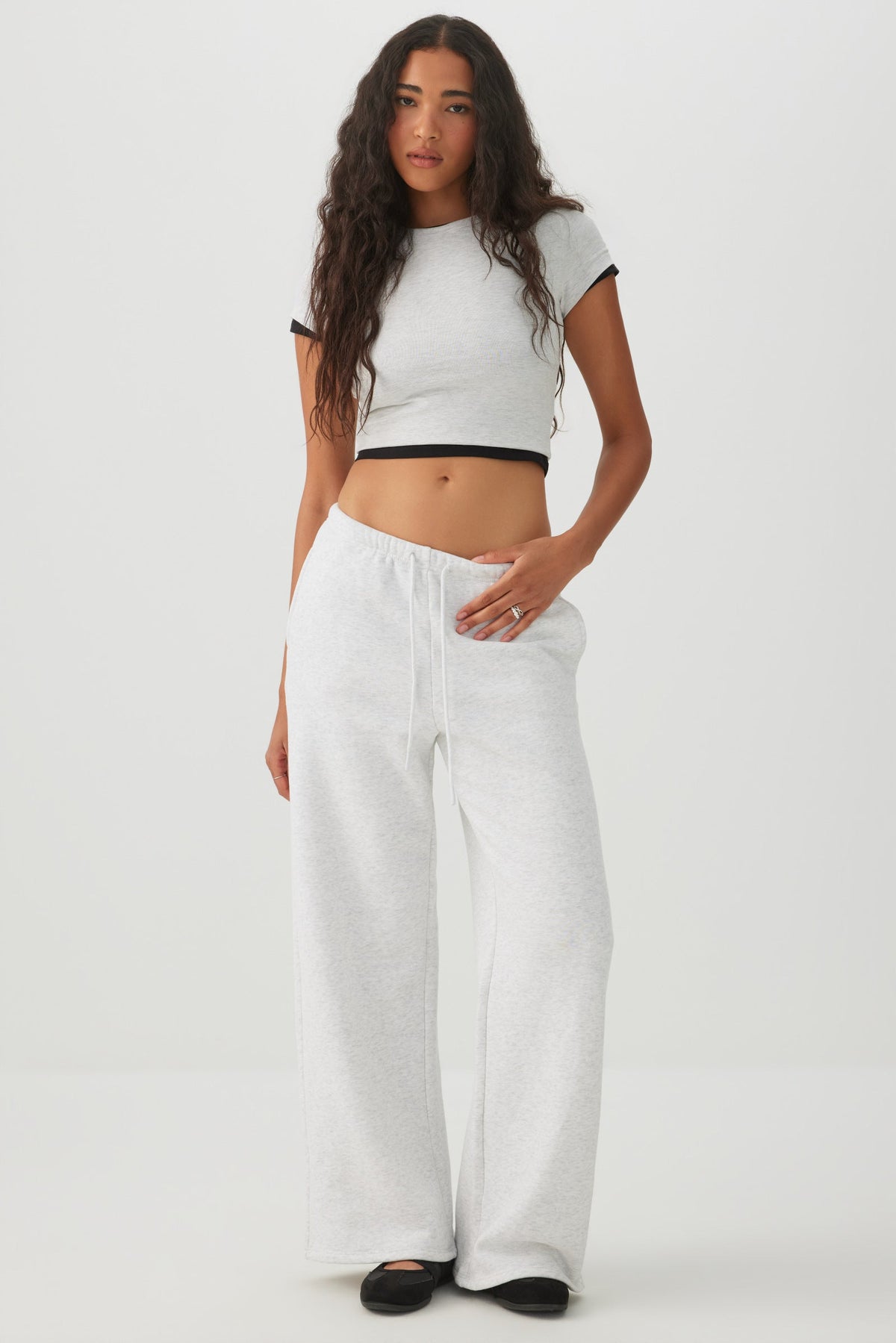 MADESOFTâ¢ Fleece Wide Leg Pants