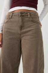 The Indie Fit High Rise Barrel Pants