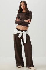 Super Soft Long Sleeve Crop T-Shirt