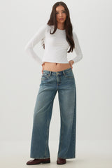 Super Soft Long Sleeve Crop T-Shirt