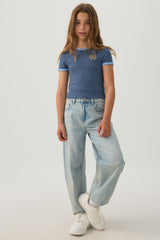 Striped Rib Ringer T-Shirt