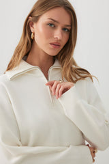 Half Zip Polo Sweater