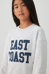MADESOFTâ¢ Fleece Crew Neck Graphic Sweatshirt