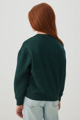 MADESOFTâ¢ Fleece Crew Neck Graphic Sweatshirt