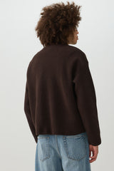 Boxy Chenille Knit Sweater