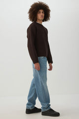 Boxy Chenille Knit Sweater