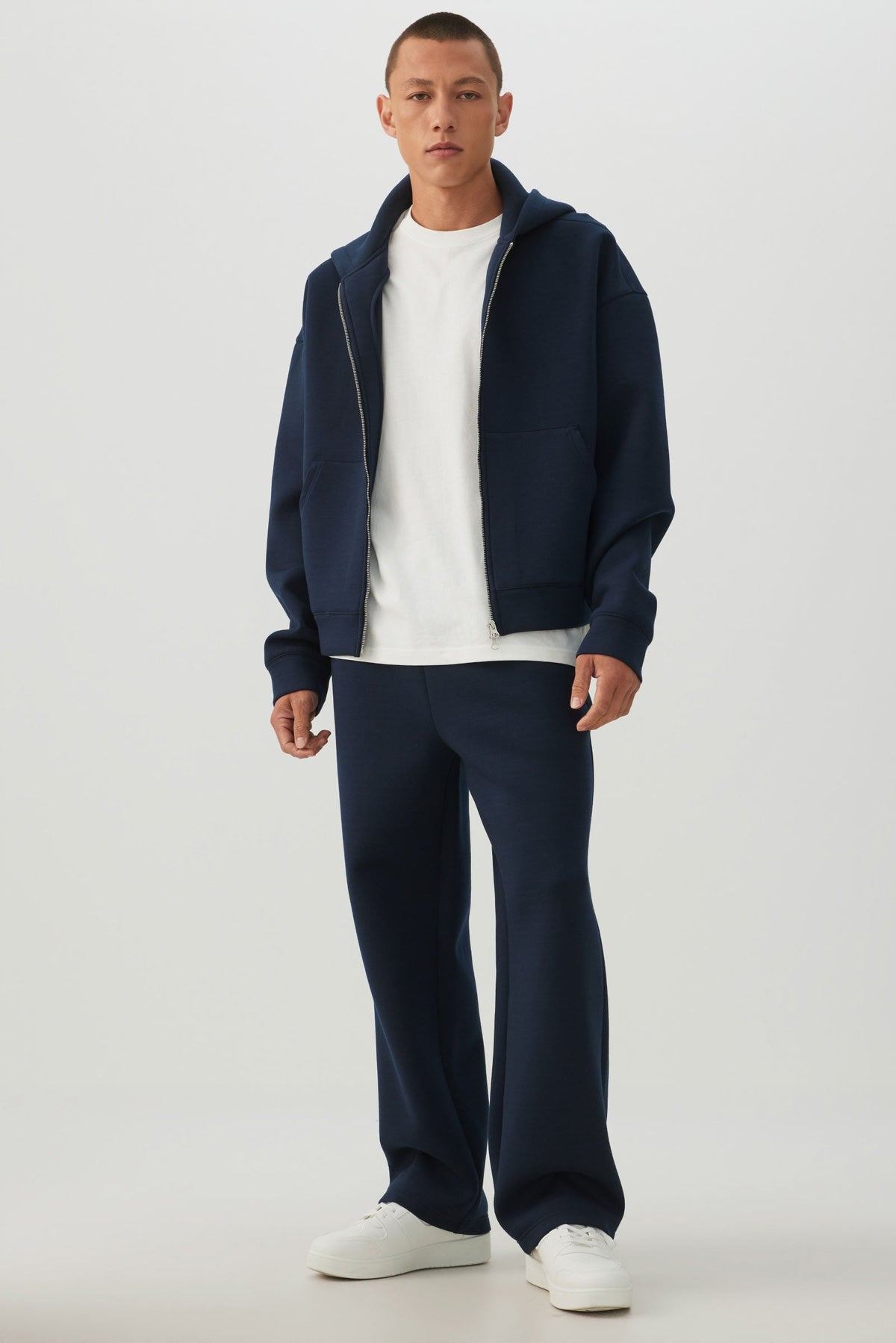 Straight Leg Double Knit Pants