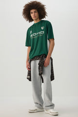 Crew Neck Graphic T Shirt