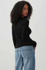 Rib Sweater Tie Front Cardigan