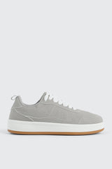Faux Suede Platform Sneakers
