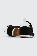 Faux Suede Lace Up Sneakers with Charm