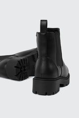 Round Toe Chelsea Boots