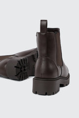Round Toe Chelsea Boots