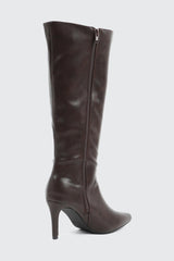 Pointed Toe Knee High Boots