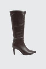 Pointed Toe Knee High Boots