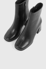 Square Toe Ankle Boots