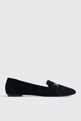 Faux Suede Pointy Toe Flats