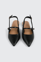 Pointed Slingback Flats