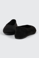 Faux Suede Ballet Flats