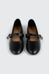 Almond Toe Mary Jane Flats