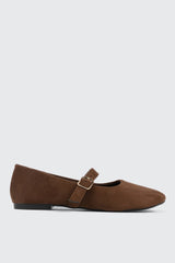 Almond Toe Mary Jane Flats