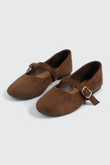 Almond Toe Mary Jane Flats