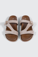 Round Toe Flat Sandals