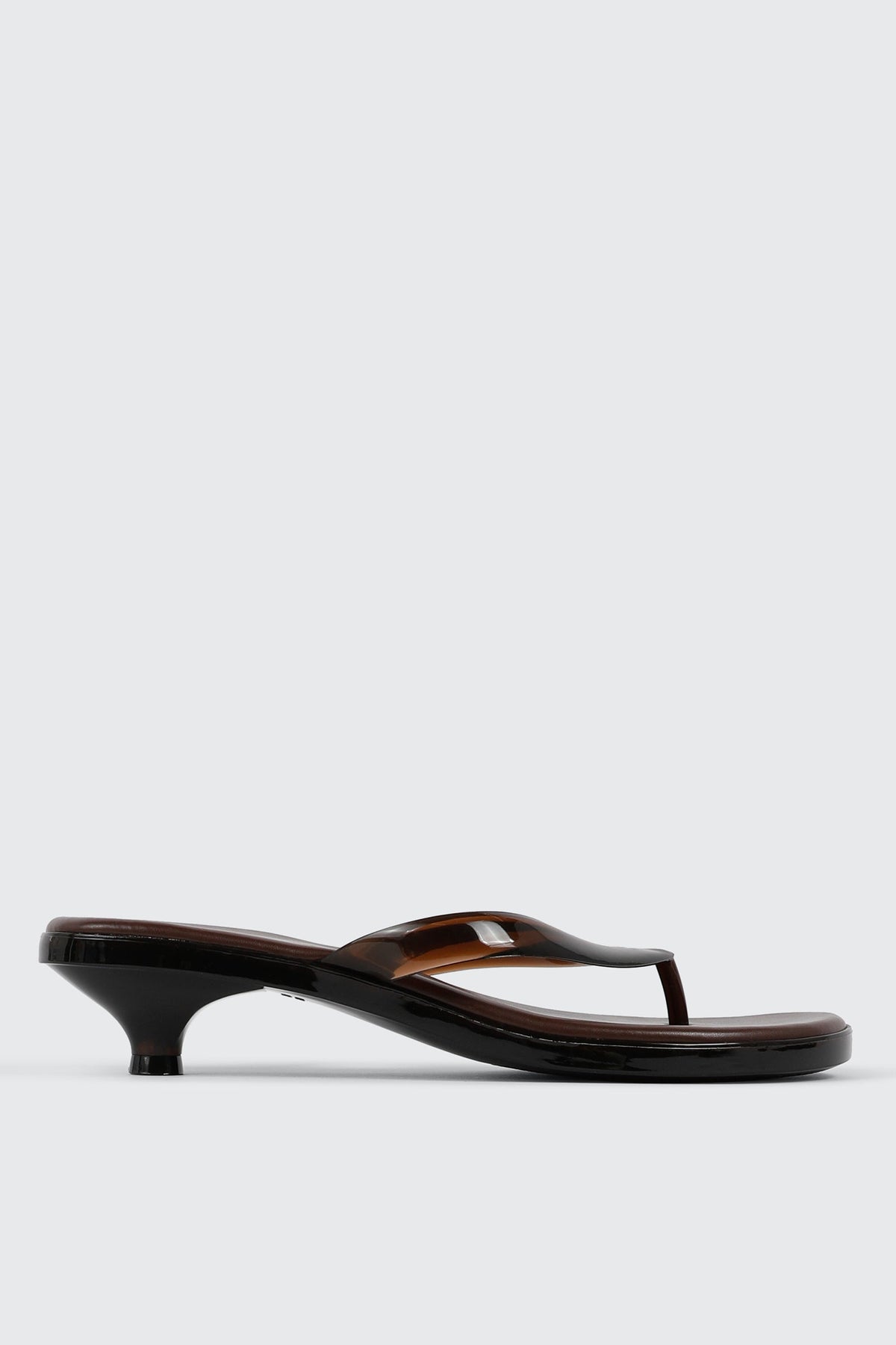 Clear Mule Kitten Heels