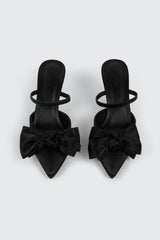 Pointed Heels with Bow