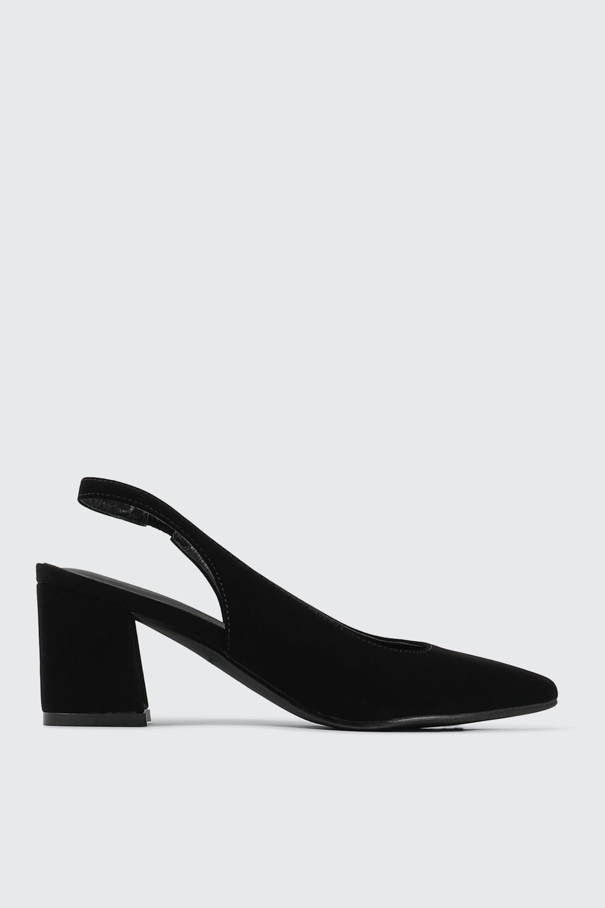 Pointed Toe Slingback Heel Pumps