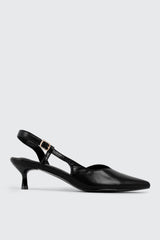 Pointed Toe Slingback Heels