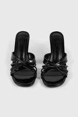Bow Kitten Heel Sandals