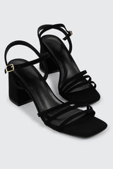 Square Toe Block Heel Sandals