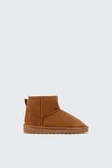 Faux Suede Ankle Boots