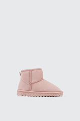 Faux Suede Ankle Boots