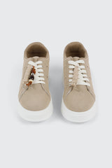 Platform Sneakers with Removable Charm