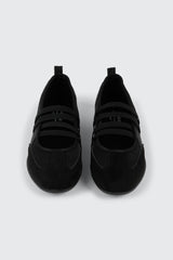 Faux Suede Ballet Sneakers