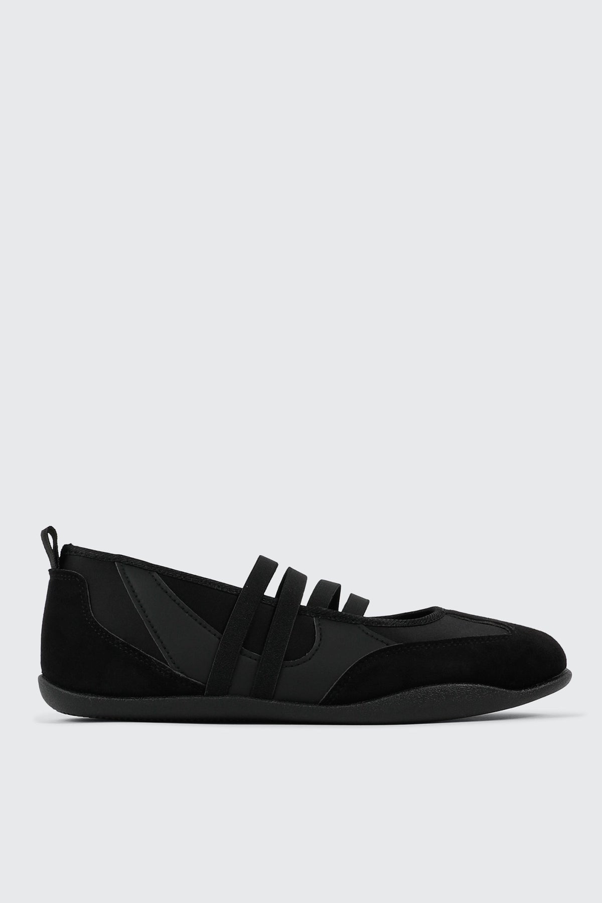 Faux Suede Ballet Sneakers