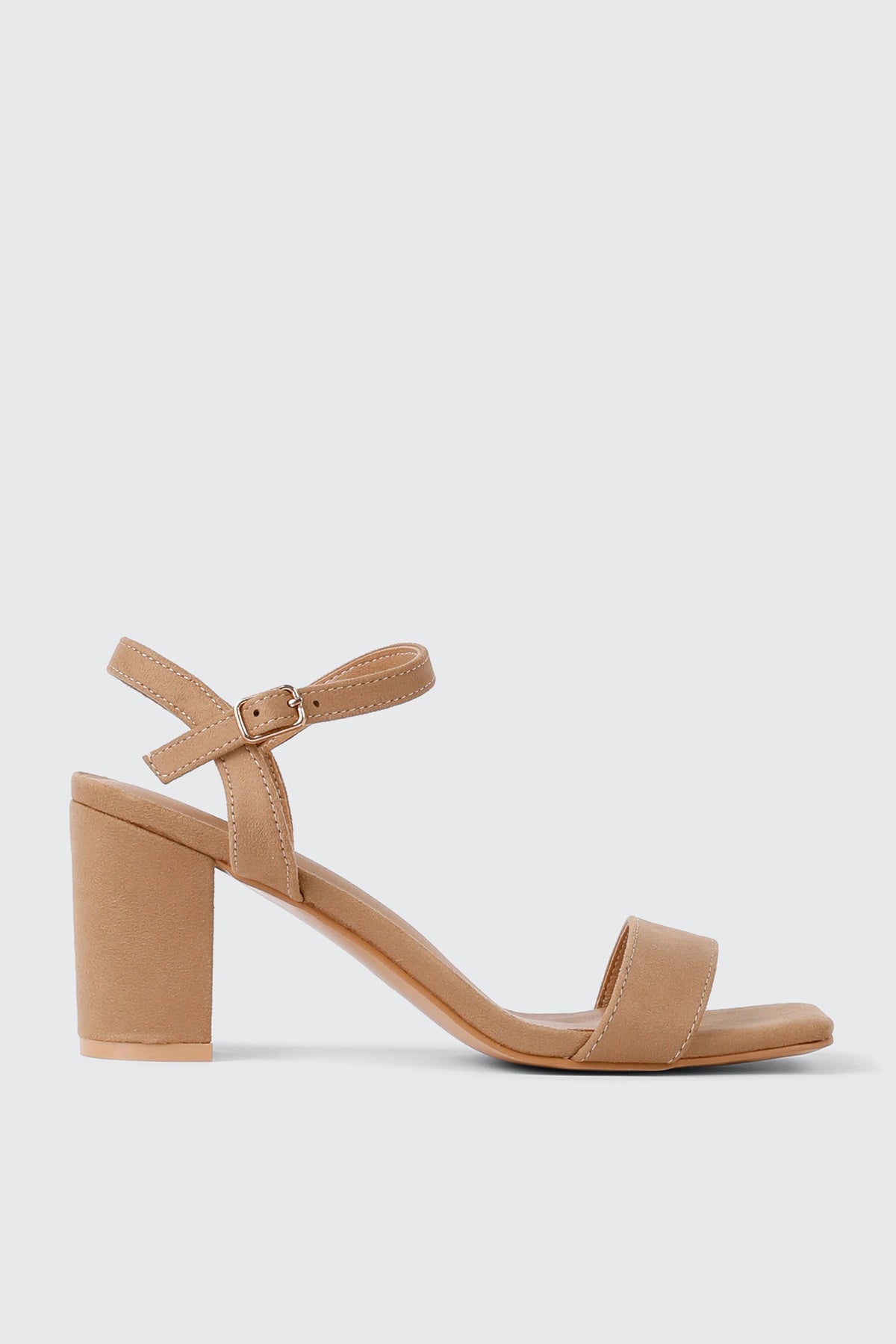 Square Toe Block Heel Sandals