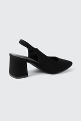Pointed Toe Slingback Heels