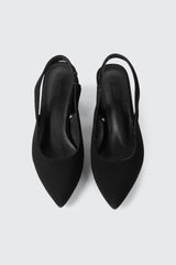 Pointed Toe Slingback Heels