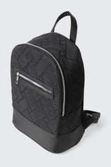 Quilted Nylon Backpack