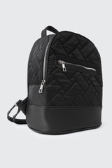 Quilted Nylon Backpack