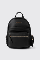 Pebbled Faux Leather Backpack