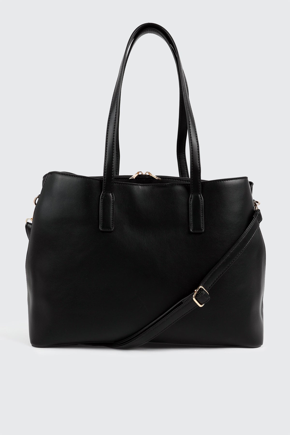 Faux Leather Tote Bag
