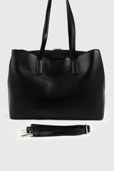 Faux Leather Tote Bag