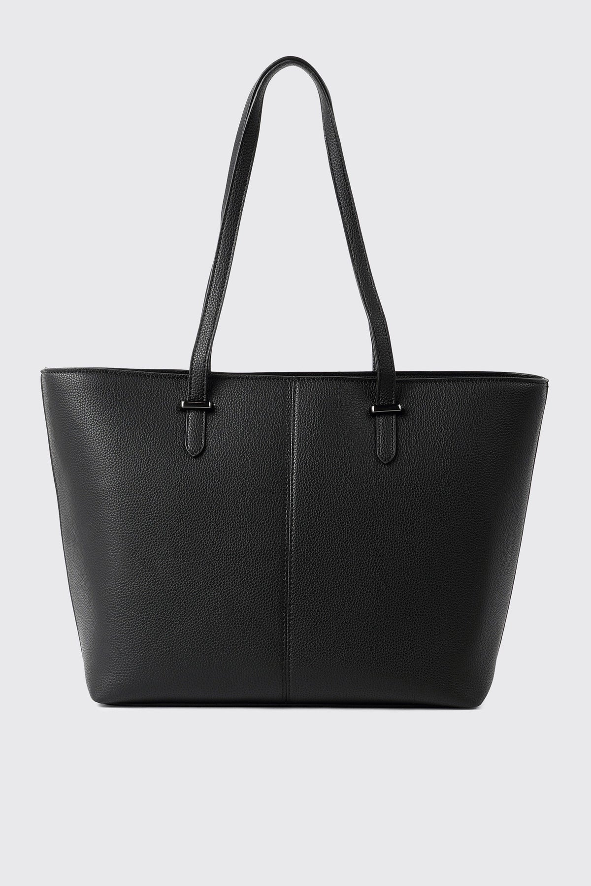 Pebbled Faux Leather Tote