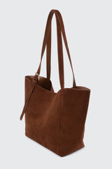 Faux Suede Tote