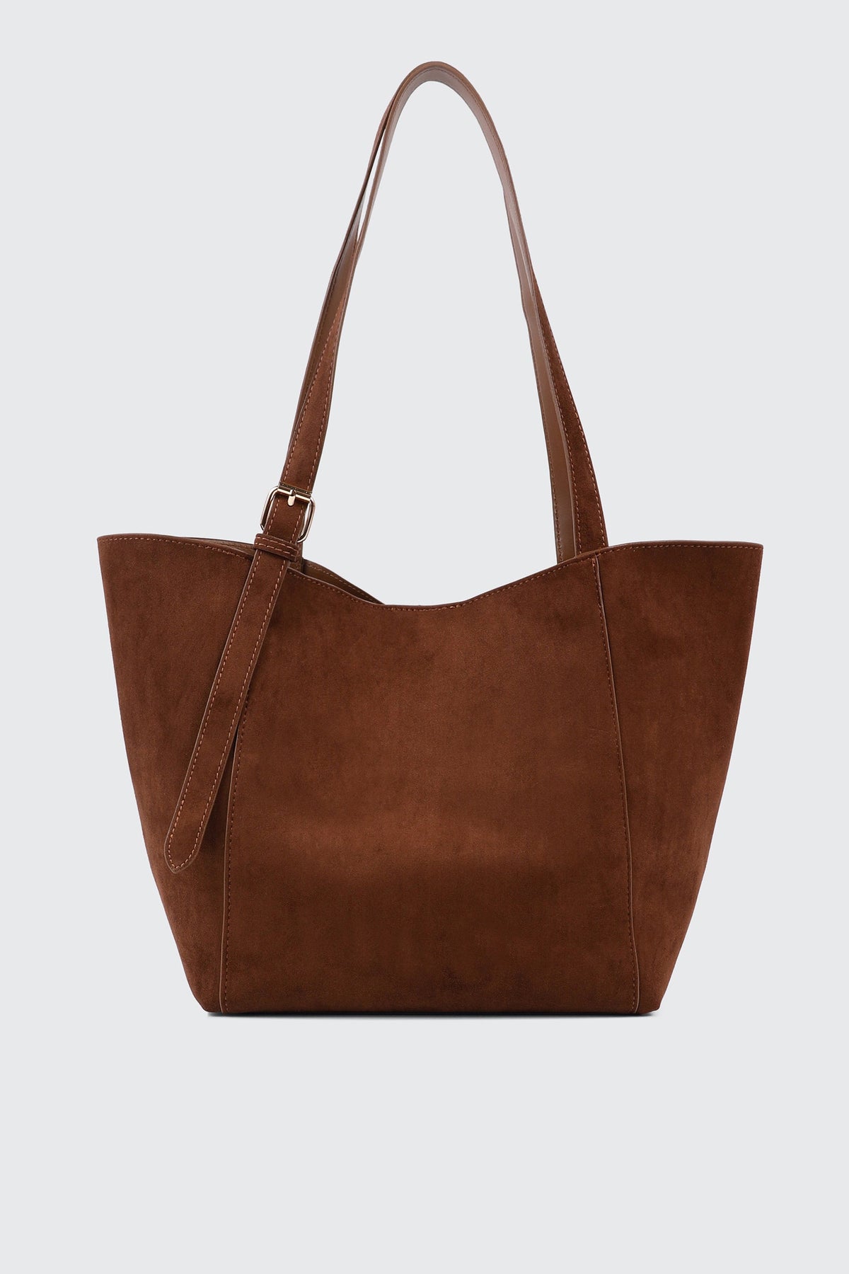 Faux Suede Tote