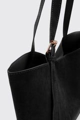 Faux Suede Tote